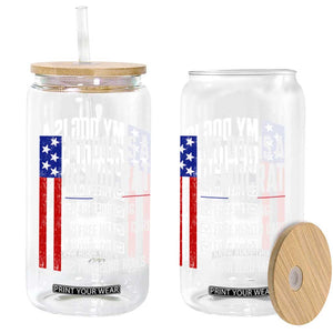 My Dog Is A Democrat Funny Political Satire Glass Can Patriotic Dog Lover Graphic Subtle FDT Humor TS10 Print Your Wear