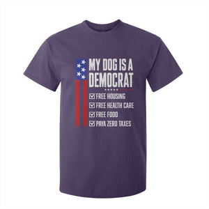 My Dog Is A Democrat Funny Political Satire T Shirt For Kid Patriotic Dog Lover Graphic Subtle FDT Humor TS10 Print Your Wear