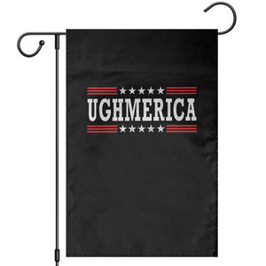Ughmerica Anti 4th of July Garden Flag TS10 Black Print Your Wear