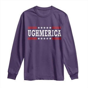 Ughmerica Anti 4th of July Long Sleeve Shirt TS10 S Purple Print Your Wear