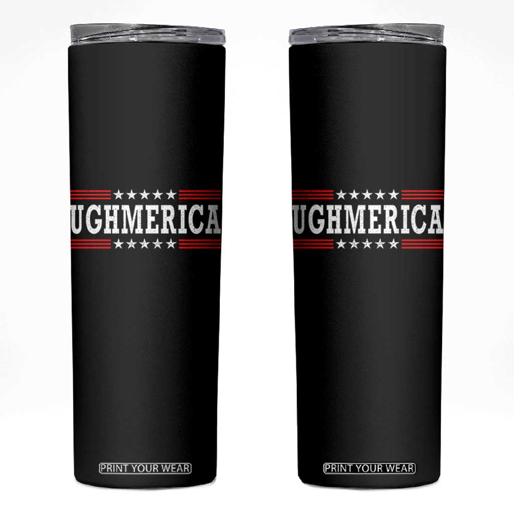Ughmerica Anti 4th of July Skinny Tumbler TS10 Black Print Your Wear