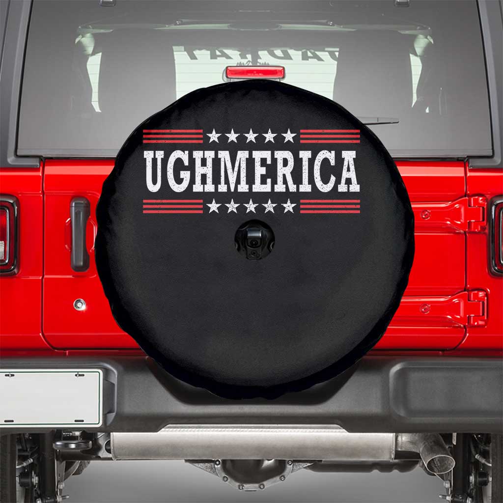 Ughmerica Anti 4th of July Spare Tire Cover TS10 Black Print Your Wear