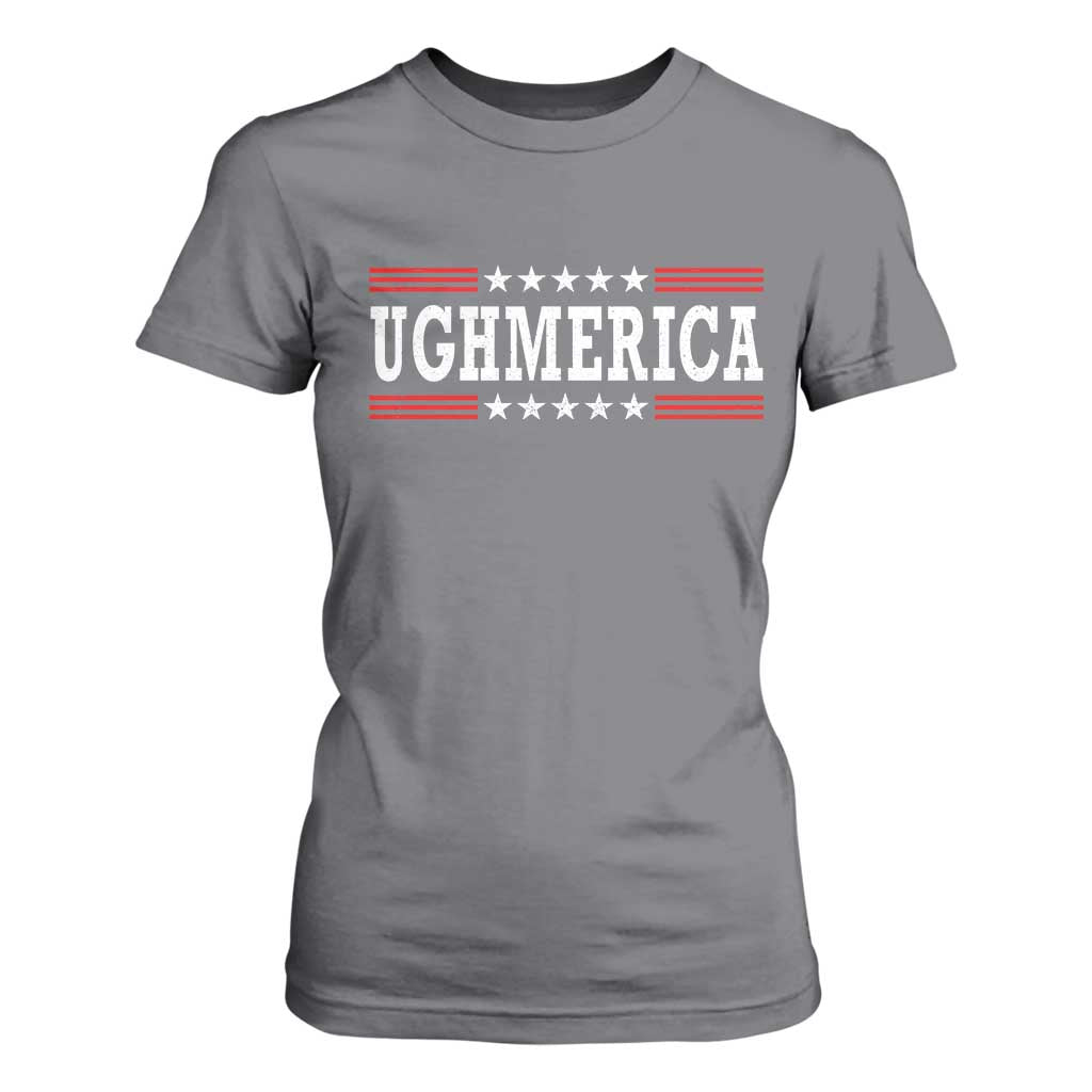 Ughmerica Anti 4th of July T Shirt For Women TS10 Charcoal Print Your Wear