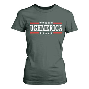 Ughmerica Anti 4th of July T Shirt For Women TS10 Dark Forest Green Print Your Wear