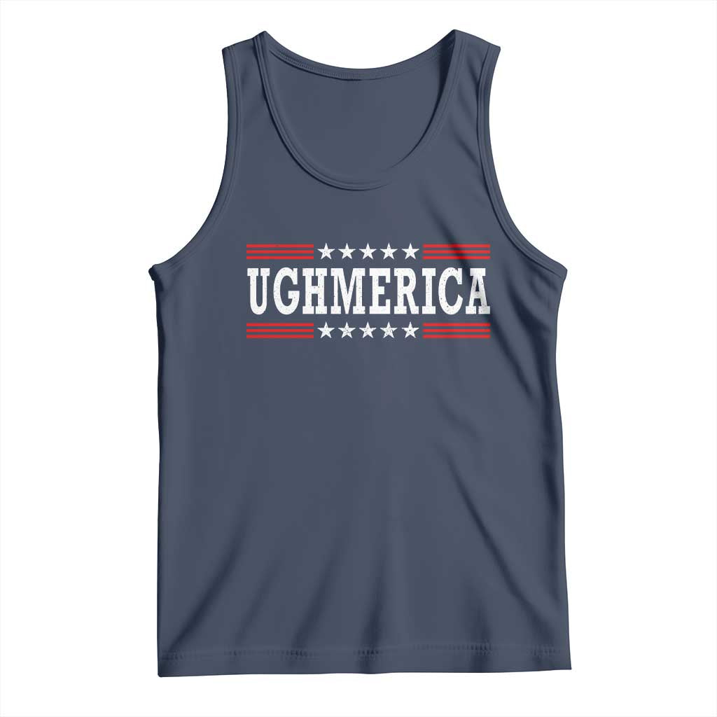 Ughmerica Anti 4th of July Tank Top TS10 Navy Print Your Wear