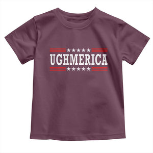 Ughmerica Anti 4th of July Toddler T Shirt TS10 Maroon Print Your Wear