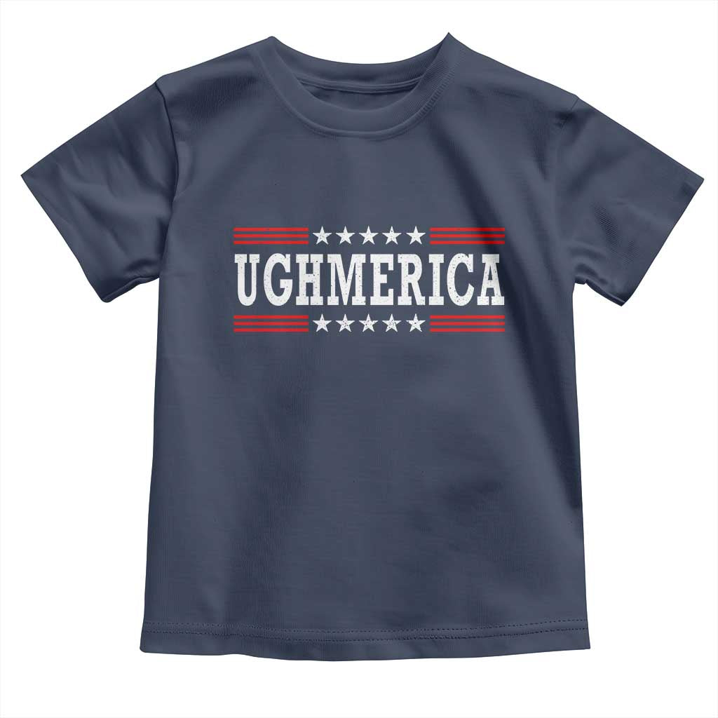 Ughmerica Anti 4th of July Toddler T Shirt TS10 Navy Print Your Wear