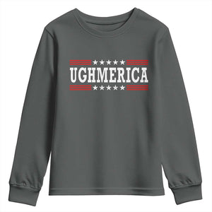 Ughmerica Anti 4th of July Youth Sweatshirt TS10 Dark Heather Print Your Wear