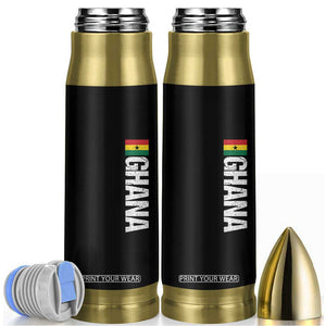 Distressed Ghana Flag Bullet Tumbler Vintage Ghanese Flag Africa Ghanaian Heritage