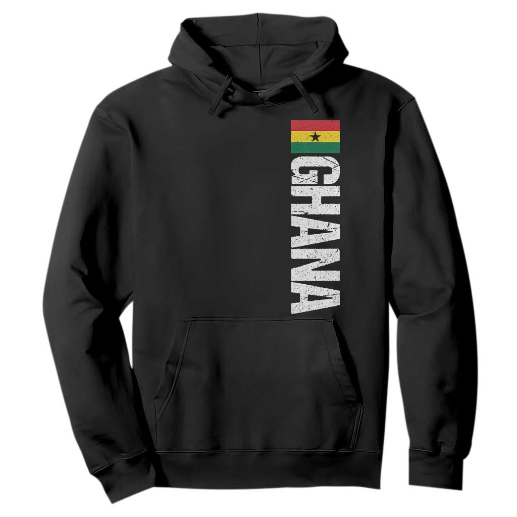 Distressed Ghana Flag Hoodie Vintage Ghanese Flag Africa Ghanaian Heritage