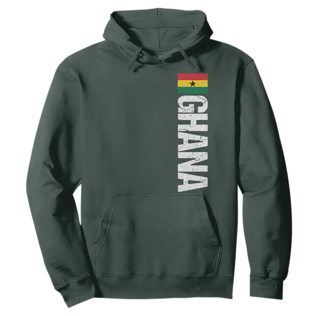 Distressed Ghana Flag Hoodie Vintage Ghanese Flag Africa Ghanaian Heritage