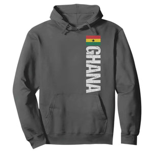 Distressed Ghana Flag Hoodie Vintage Ghanese Flag Africa Ghanaian Heritage