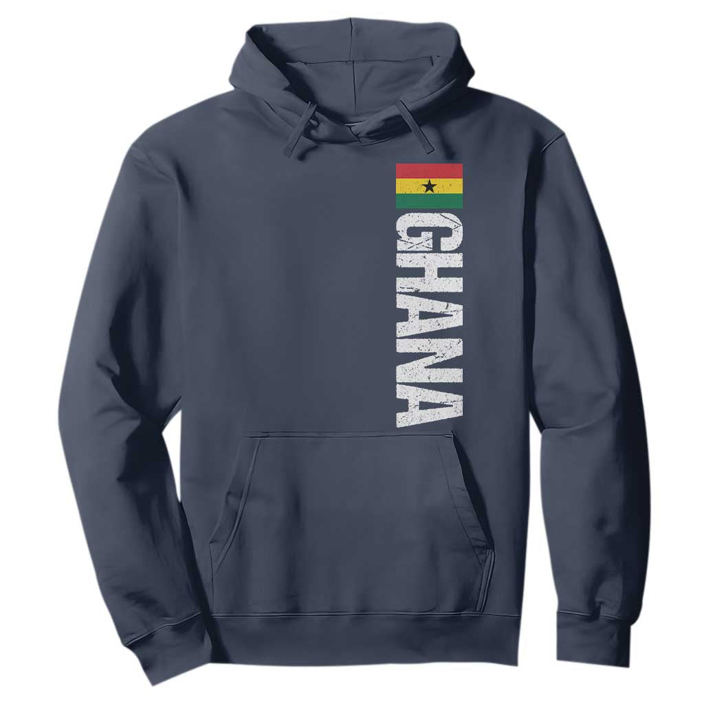 Distressed Ghana Flag Hoodie Vintage Ghanese Flag Africa Ghanaian Heritage