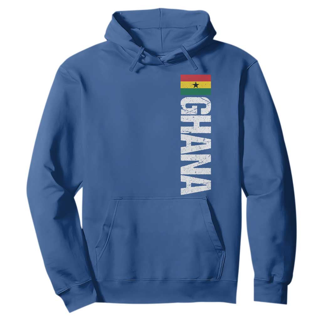 Distressed Ghana Flag Hoodie Vintage Ghanese Flag Africa Ghanaian Heritage