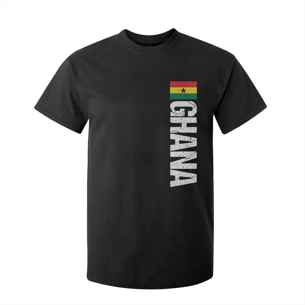 Distressed Ghana Flag T Shirt For Kid Vintage Ghanese Flag Africa Ghanaian Heritage