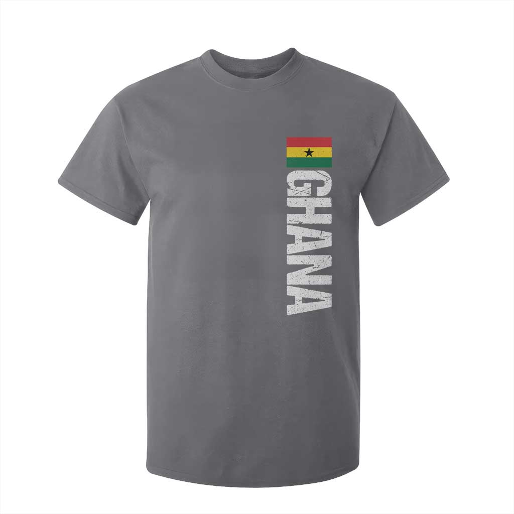 Distressed Ghana Flag T Shirt For Kid Vintage Ghanese Flag Africa Ghanaian Heritage