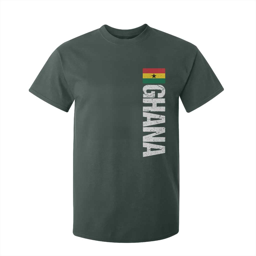 Distressed Ghana Flag T Shirt For Kid Vintage Ghanese Flag Africa Ghanaian Heritage