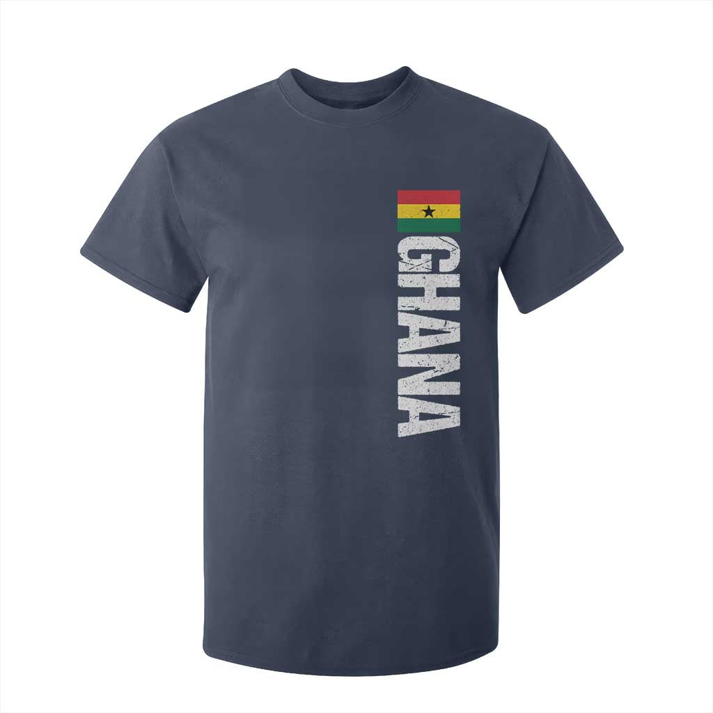 Distressed Ghana Flag T Shirt For Kid Vintage Ghanese Flag Africa Ghanaian Heritage