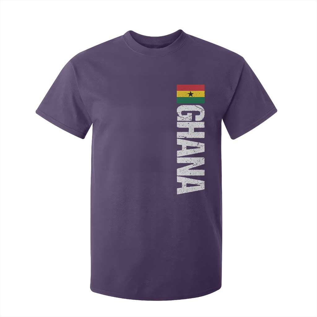 Distressed Ghana Flag T Shirt For Kid Vintage Ghanese Flag Africa Ghanaian Heritage
