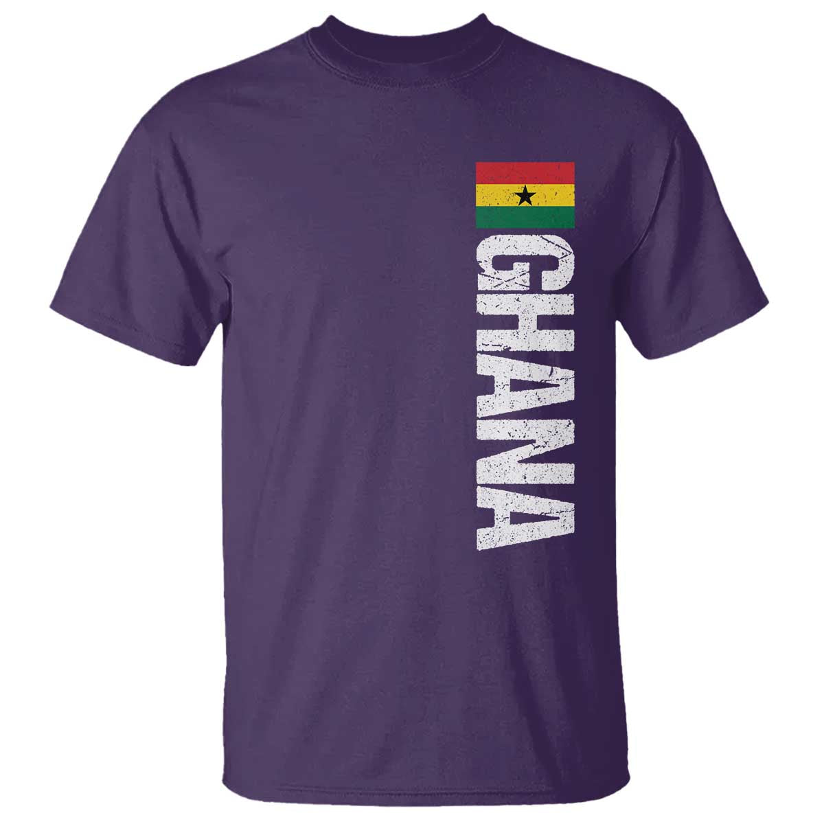 Distressed Ghana Flag T Shirt Vintage Ghanese Flag Africa Ghanaian Heritage