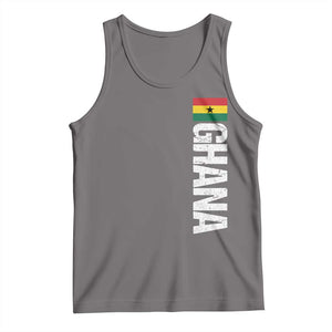 Distressed Ghana Flag Tank Top Vintage Ghanese Flag Africa Ghanaian Heritage