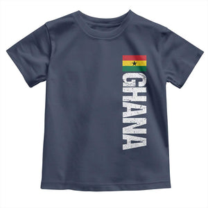 Distressed Ghana Flag Toddler T Shirt Vintage Ghanese Flag Africa Ghanaian Heritage