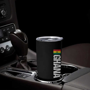 Distressed Ghana Flag Tumbler Cup Vintage Ghanese Flag Africa Ghanaian Heritage