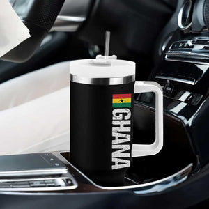 Distressed Ghana Flag Tumbler With Handle Vintage Ghanese Flag Africa Ghanaian Heritage