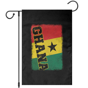 Vintage Distressed Ghana Flag Garden Flag Ghanaian Heritage Africa Ghanese Roots