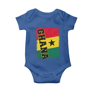 Vintage Distressed Ghana Flag Baby Onesie Ghanaian Heritage Africa Ghanese Roots