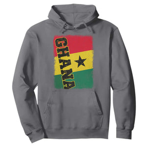 Vintage Distressed Ghana Flag Hoodie Ghanaian Heritage Africa Ghanese Roots
