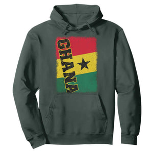 Vintage Distressed Ghana Flag Hoodie Ghanaian Heritage Africa Ghanese Roots