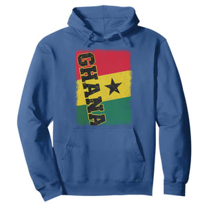 Vintage Distressed Ghana Flag Hoodie Ghanaian Heritage Africa Ghanese Roots