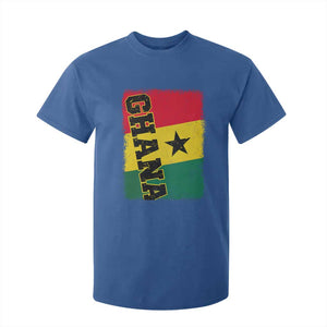 Vintage Distressed Ghana Flag T Shirt For Kid Ghanaian Heritage Africa Ghanese Roots