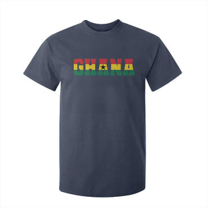 Ghana Flag T Shirt For Kid Varsity Lettering Design Ghanaian Pride Heritage Graphic