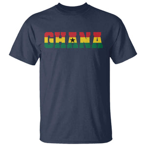 Ghana Flag T Shirt Varsity Lettering Design Ghanaian Pride Heritage Graphic