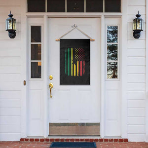 Ghana American Flag Garden Flag Vintage Ghanaian Pride Heritage Graphic for Ghanaian Americans