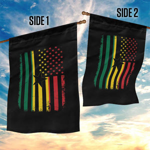 Ghana American Flag Garden Flag Vintage Ghanaian Pride Heritage Graphic for Ghanaian Americans
