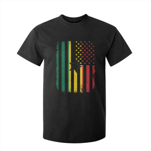 Ghana American Flag T Shirt For Kid Vintage Ghanaian Pride Heritage Graphic for Ghanaian Americans