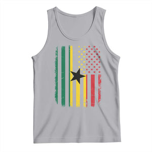 Ghana American Flag Tank Top Vintage Ghanaian Pride Heritage Graphic for Ghanaian Americans