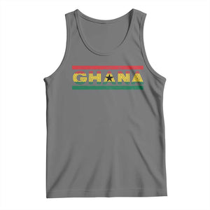 Retro Ghana Flag Tank Top Vintage Ghanaian Pride Ghanese Roots Heritage Graphic