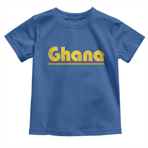 Vintage Ghana Toddler T Shirt Retro Stripe Flag Pride Ghanaian Heritage African Roots
