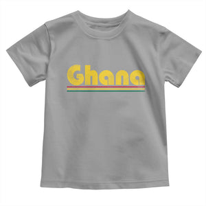 Vintage Ghana Toddler T Shirt Retro Stripe Flag Pride Ghanaian Heritage African Roots