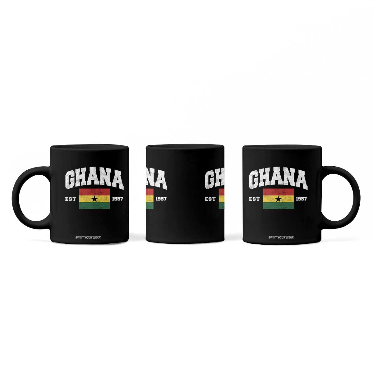 Ghana Est 1957 Ghanaian Flag Independence Day Coffee Mug Ghanaian Heritage Pride