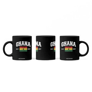 Ghana Est 1957 Ghanaian Flag Independence Day Coffee Mug Ghanaian Heritage Pride