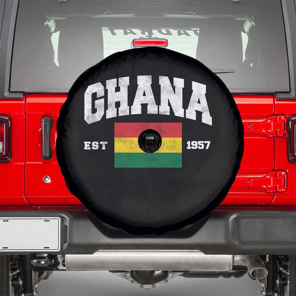 Ghana Est 1957 Ghanaian Flag Independence Day Spare Tire Cover Ghanaian Heritage Pride