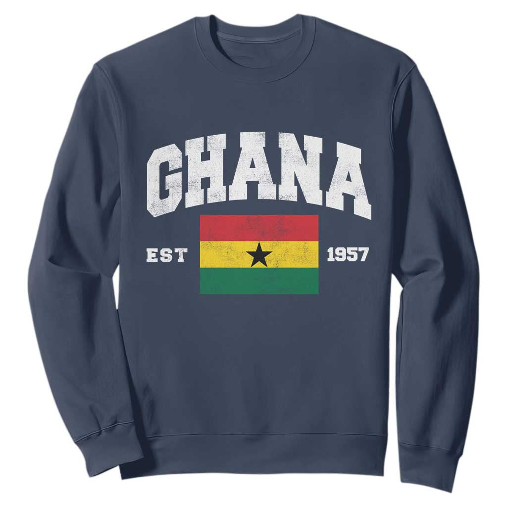 Ghana Est 1957 Ghanaian Flag Independence Day Sweatshirt Ghanaian Heritage Pride