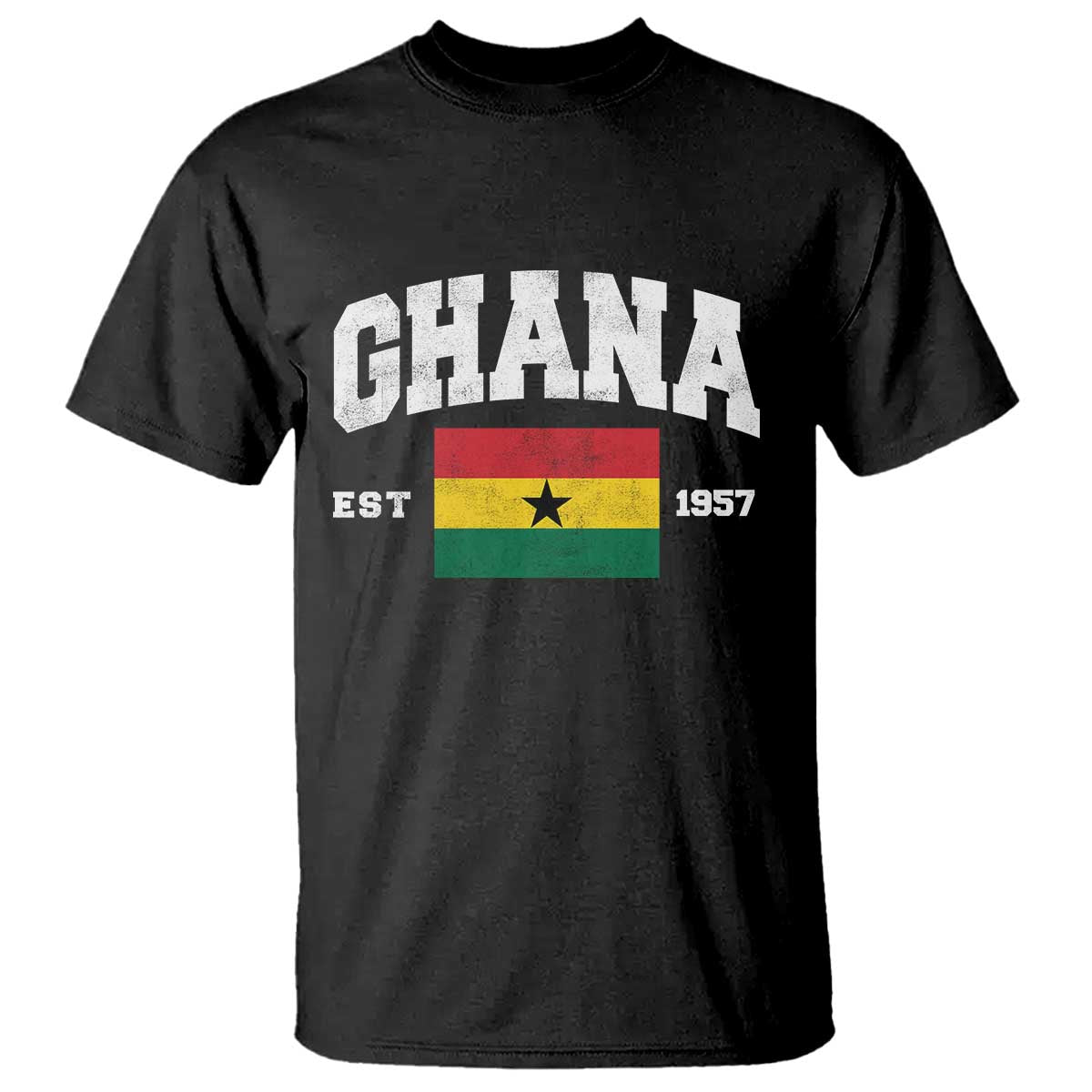 Ghana Est 1957 Ghanaian Flag Independence Day T Shirt Ghanaian Heritage Pride
