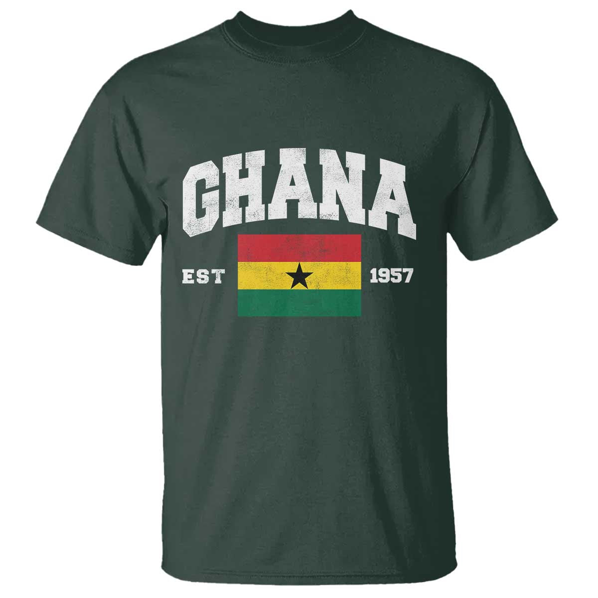 Ghana Est 1957 Ghanaian Flag Independence Day T Shirt Ghanaian Heritage Pride