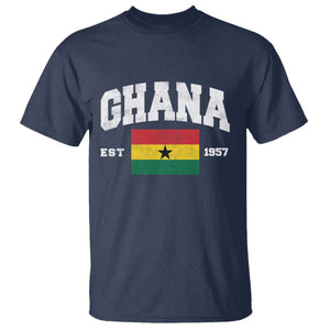 Ghana Est 1957 Ghanaian Flag Independence Day T Shirt Ghanaian Heritage Pride